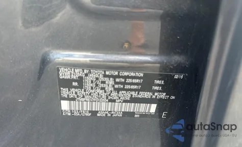 2015 Toyota Rav4 Le z USA, uszkodzony, nr VIN JTMBFREV7FD122534